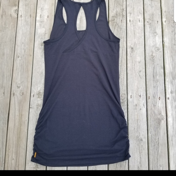 Lucy long tank top with side ruching - Picture 6 of 8